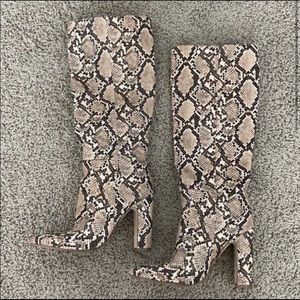 Steve Madden Snake Boots